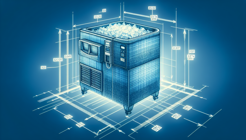 commercial ice maker dimensions